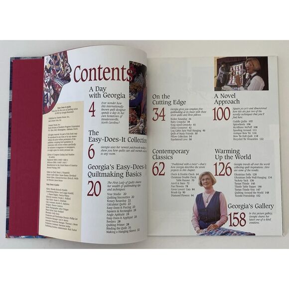 Lot of 2 Quilting by Georgia Bonesteel VTG Books Hardcover - Picture 3 of 15